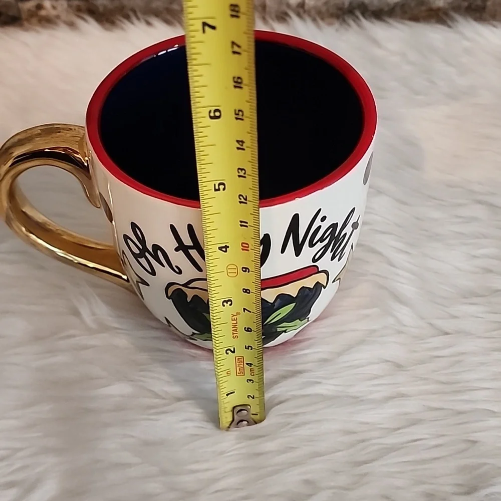 Glory Haus Oh Holy Night Mug with Gold Handle